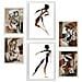 Set Di 6 Stampe Body Virtue 1 In Dipinti Decorativi Estetici Astratti Femminili Per Il Tuo Soggiorno Di Casa A3 & A4 Cornice Bianca - Foto miniatura 1