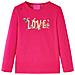 Maglietta da Bambina a Maniche Lunghe Fucsia 128 - Foto miniatura 1