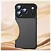 Custodia Nera Borderless In Tpu Compatibile Con Iphone 17 Air - Antiurto E Protezione Obiettivo - Foto miniatura 3