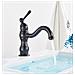 Rubinetto per lavabo da bagno, Blackswan, tipo M149, modello corto nero anticato, misura 21,5 cm - Foto miniatura 2