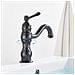 Rubinetto per lavabo da bagno, Blackswan, tipo M149, modello corto nero anticato, misura 21,5 cm - Foto miniatura 3