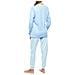 Pigiama Da Donna In Cotone A Maniche Lunghe Klp1 - Foto miniatura 5