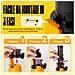 Ginnie Spremiagrumi a Freddo Professionale, Estrattore Lento 60 RPM per Agrumi, Design Compatto e Facile da Pulire, 400ml, 100W - Giallo Sole - Foto miniatura 2