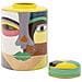 Vaso Piccassy Color Top Medio In Ceramica Con Volto Cubista - Foto miniatura 2
