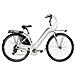 Bici Da Donna Misura 28 City Bike Bicicletta Aura7v Linea Aura Telaio In Alluminio Cambio 7v Completa Di Accessori E Luci A Led - 44 Bianco - Foto miniatura 1