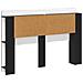 Testata del letto con archiviazione Nero Legno ingegnerizzato - Foto miniatura 6