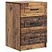 Armadio da Notte con cassetto Legno antico 43 x 41 x 63,5 cm - Foto miniatura 1