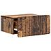 Mobiletto da notte a muro 2 pcs Legno antico 49 x 34,5 x 24 cm - Foto miniatura 4