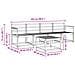 Set di divani da esterno 5 pcs Bianco 59 x 59 x 37 cm - Foto miniatura 7