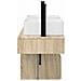 Set di Armadi da Bagno 3 pz Rovere Sonoma 53 x 35 x 39 cm - Foto miniatura 4