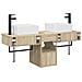 Set di Armadi da Bagno 3 pz Rovere Sonoma 53 x 35 x 39 cm - Foto miniatura 5