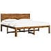 Letto matrimoniale con testiera ROSTOCK Naturale 180 x 200 cm - Foto miniatura 1