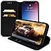 Custodia Apple Iphone 11 Pro Portacarte Funzione Supporto Similpelle Liscia Nero - Foto miniatura 2