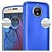 Custodia Compatibile Con Motorola Moto G5s In Blu Metallico - Coperchio Protettivo In Silicone Tpu Flessibile - Foto miniatura 6