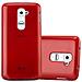 Custodia Compatibile Con Lg G2 Mini In Rosso - Coperchio Protettivo In Silicone Tpu Flessibile Con Design Spazzolato - Foto miniatura 4