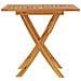 Tavolo Da Giardino Pieghevole 85x85x76cm Legno Massello Di Teak - Foto miniatura 3