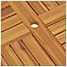 Tavolo Da Giardino Pieghevole 85x85x76cm Legno Massello Di Teak - Foto miniatura 4
