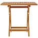 Tavolo Da Giardino Pieghevole 85x85x76cm Legno Massello Di Teak - Foto miniatura 5