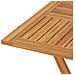 Tavolo Da Giardino Pieghevole 85x85x76cm Legno Massello Di Teak - Foto miniatura 6