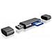 IB-CR201-C3 Lettore di Schede di Memoria SD / microSD Interfaccia USB 3.2 - Antracite - Foto miniatura 3