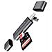 IB-CR201-C3 Lettore di Schede di Memoria SD / microSD Interfaccia USB 3.2 - Antracite - Foto miniatura 1