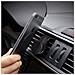 Supporto Auto Smartphone Sistema Magnetico Fissaggio Griglia Aerazione - Nero - Foto miniatura 3