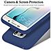 Custodia Compatibile Con Samsung Galaxy S6 Edge Plus In Liquid Blu - Coperchio Protettivo In Silicone Tpu Flessibile - Foto miniatura 5