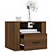 Comodini A Muro 2 Pz Rovere Marrone 50x36x40 Cm - Foto miniatura 4