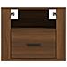Comodini A Muro 2 Pz Rovere Marrone 50x36x40 Cm - Foto miniatura 6