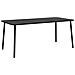 Tavolo Da Giardino Antracite 165x80x71 Cm Acciaio - Foto miniatura 2