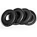 1 Paio Di Cuscinetti Auricolari Per Logitech H600/h390 Black - Foto miniatura 4
