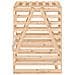Copribidone 84x90x128,5 Cm In Legno Massello Di Pino - Foto miniatura 5