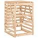 Copribidone 84x90x128,5 Cm In Legno Massello Di Pino - Foto miniatura 7