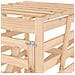 Copribidone 84x90x128,5 Cm In Legno Massello Di Pino - Foto miniatura 9