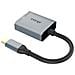 AK-CR-10BK lettore di schede USB 3.2 Gen 2 (3.1 Gen 2) Type-C Nero, Argento - Foto miniatura 2