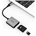 AK-CR-10BK lettore di schede USB 3.2 Gen 2 (3.1 Gen 2) Type-C Nero, Argento - Foto miniatura 5