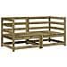 Divani Angolare Giardino 2pz 70x70x67 Cm Legno Pino Impregnato - Foto miniatura 2