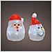 Statua Decorativa 491239 Led Interno Santa Claus 10,5 X 10,5 X 15 Cm - Foto miniatura 2