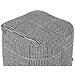 Pouf Pandran Cotone Nero/ Bianco 40 Cm 40 Cm 40 Cm - Foto miniatura 4