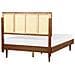 Letto Rattan Auray 140 X 200 Cm Marrone - Foto miniatura 2