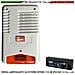 Sirena Con Lampeggiante A Led Esterna Bitonale Frequenza 1724 ± 2475 Hz 110 Db Assorbimento 1,5 Ah Tromba 15 W Batteri - Foto miniatura 1