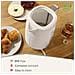 Skt1170wht Elegance Tostapane A Fessura Larga A 2 Fette+ Bollitore Elettrico 1,7l Senza Bpa 2200w Bianco - Foto miniatura 5