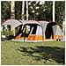 Tenda da Campeggio a Tunnel per 5 Persone Grigio e Arancione - Foto miniatura 1
