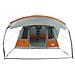 Tenda da Campeggio a Tunnel per 5 Persone Grigio e Arancione - Foto miniatura 5