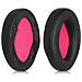 Cuscinetti Auricolari Di Ricambio Per Cuffie Asus Rog Strix Go 2.4 - Nero E Rosa - Foto miniatura 3