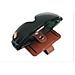Clip Per Porta Occhiali Da Sole In Pelle Pu Per Visiera Auto Brown - Foto miniatura 3