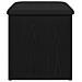 panchina da stoccaggio  rovere nero 60x40x45 cm in legno ingegnerizzato - Foto miniatura 7