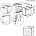 Forno Elettrico da Incasso EOE7P12Z Capacità 72 L Multifunzione Ventilato Potenza 3490 W Colore Nero - Foto miniatura 5