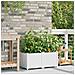FIORIERE con Sistema di Irrigazione 2 pcs Bianco - Foto miniatura 3