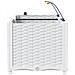 FIORIERE con Sistema di Irrigazione 2 pcs Bianco - Foto miniatura 6